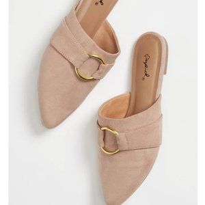 Never worn Qupid mules